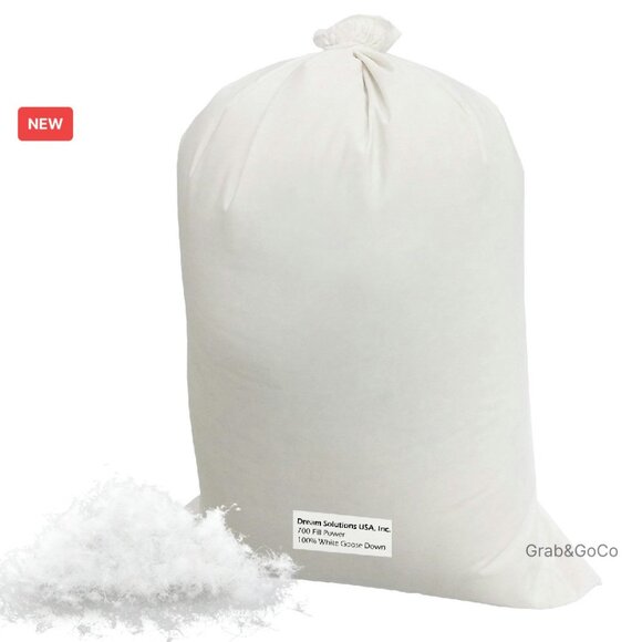 Premium Goose Down Filling Ultra-Plush 700 Fill Power DIY Craft Projects